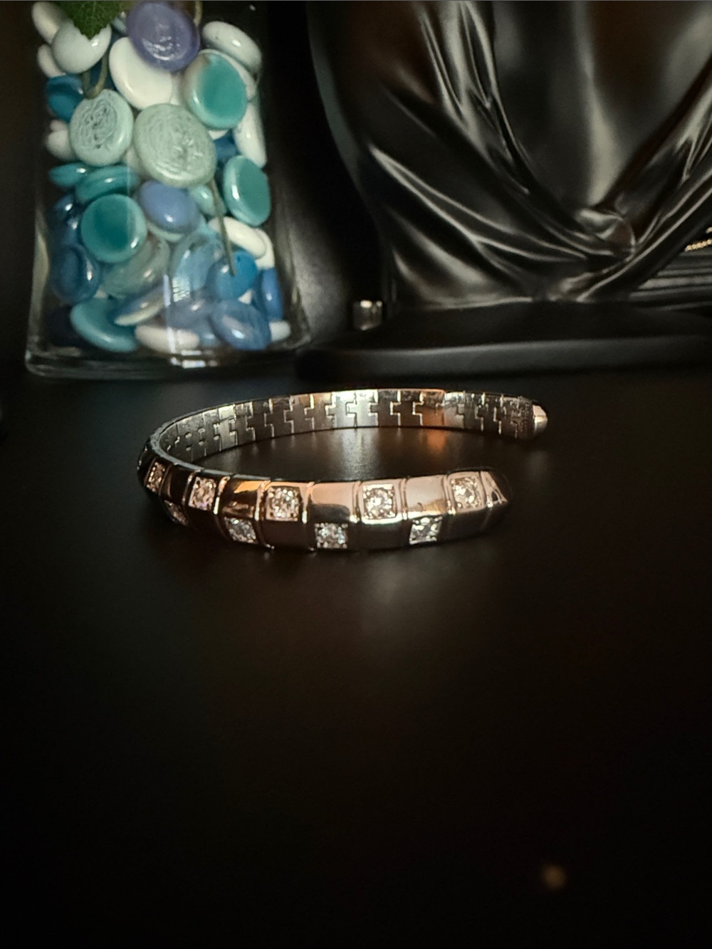 Classic Silver-Tone Open Cuff Bracelet - Women Jewelry